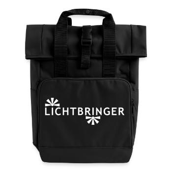 LICHTBRINGER - Rolltop Rucksack mit zwei Griffen - Schwarz - Vorne