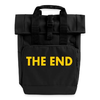 The end - Rolltop Rucksack mit zwei Griffen - Schwarz - Vorne