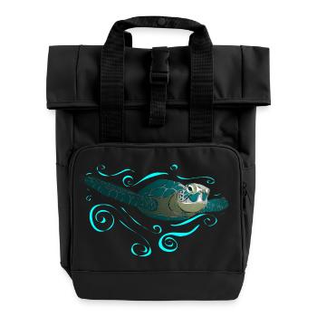 Wasserschildkröte - Sac à dos Roll Top à deux anses - noir - Devant