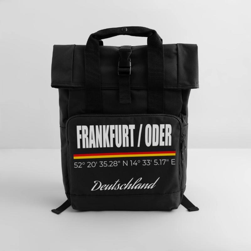 Frankfurt / Oder Rolltop Rucksack mit zwei Griffen