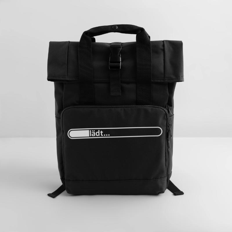 Loading bar / / loads / / / / load the loading / / Roll Top Backpack with Two Handles