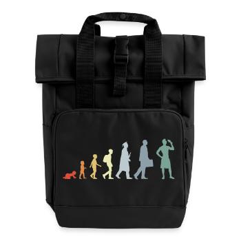 Evolution Amateurs de crème glacée - Sac à dos Roll Top à deux anses - noir - Devant