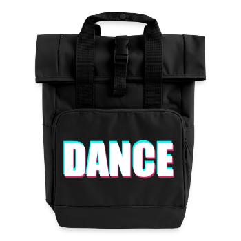 Dance - Roll Top Backpack with Two Handles - black - Front
