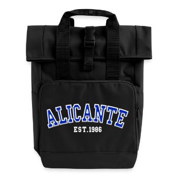Alicante Fondée en 1986 - Sac à dos Roll Top à deux anses - noir - Devant