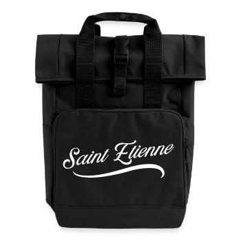 Saint Etienne - Sac à dos Roll Top à deux anses - noir - Devant