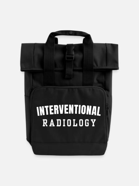 Technologe für interventionelle Radiologie IR-Kathet - Rolltop Rucksack mit zwei Griffen - Schwarz