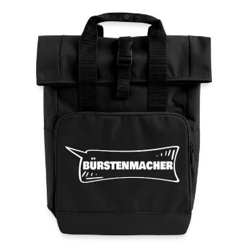 Trainee Buerstenmach - Roll Top Backpack with Two Handles - black - Front