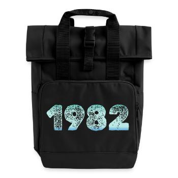 Grunge Naissance 1982 - Sac à dos Roll Top à deux anses - noir - Devant