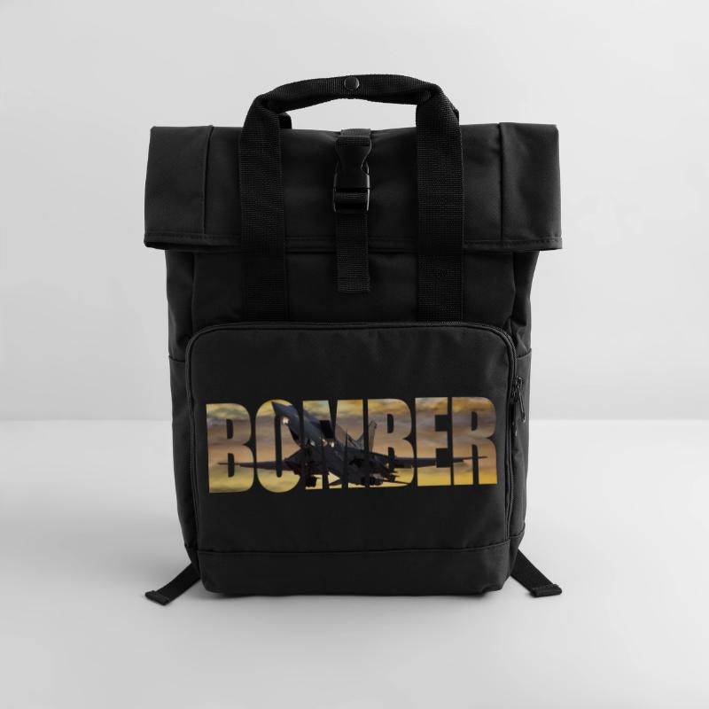 Bomber Tu-22 M3 Rolltop Rucksack mit zwei Griffen
