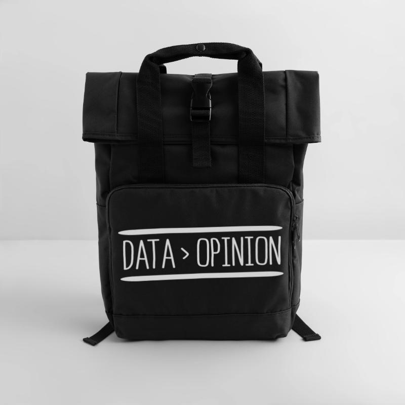 Coder Programmierer GPT Rolltop Rucksack mit zwei Griffen