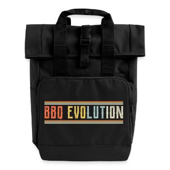 BBQ Evolution Design - Rolltop Rucksack mit zwei Griffen - Schwarz - Vorne