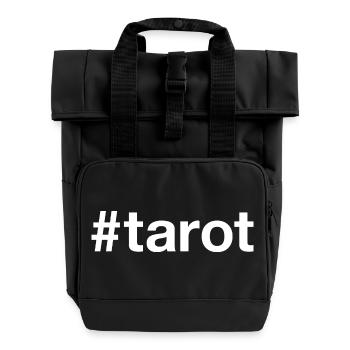 Tarot Hashtag - Sac à dos Roll Top à deux anses - noir - Devant