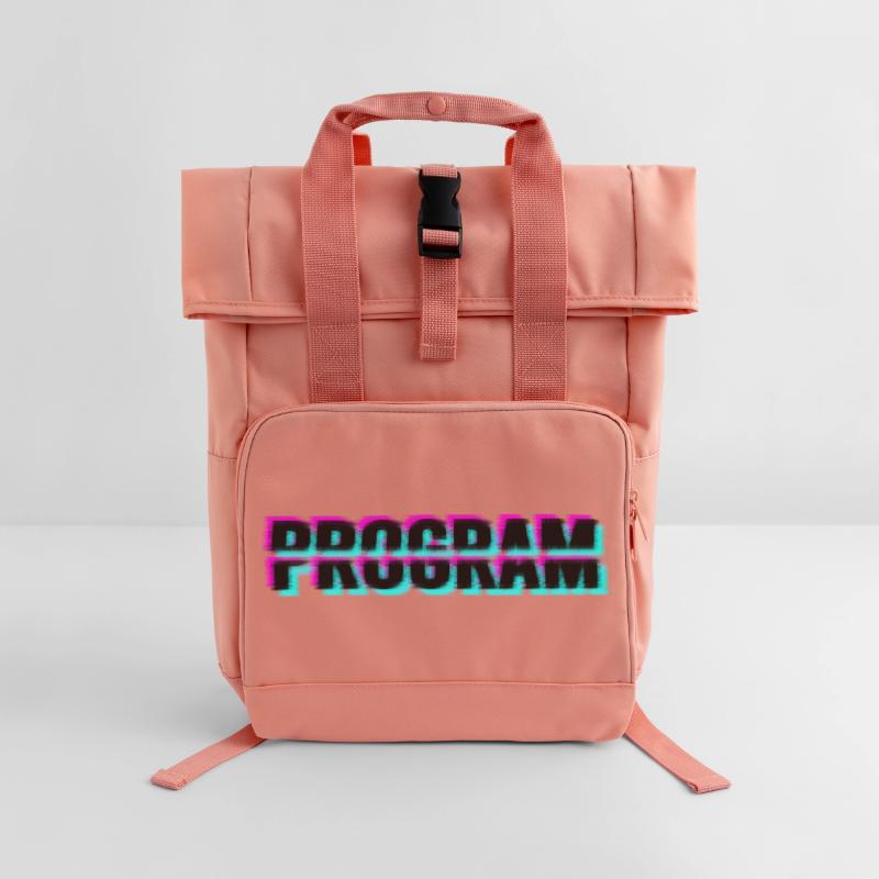 Computerprogramm Rolltop Rucksack mit zwei Griffen