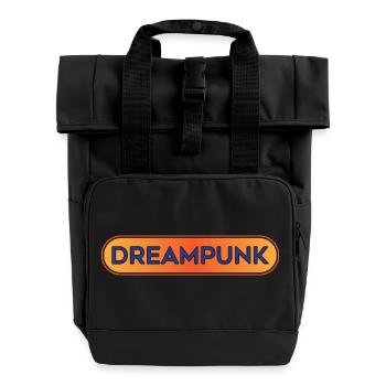 Dreampunk Coucher de soleil Dégradé - Sac à dos Roll Top à deux anses - noir - Devant
