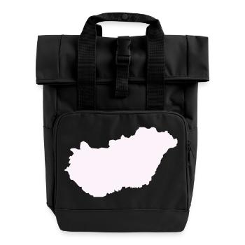 Ungarn Land - Rolltop Rucksack mit zwei Griffen - Schwarz - Vorne