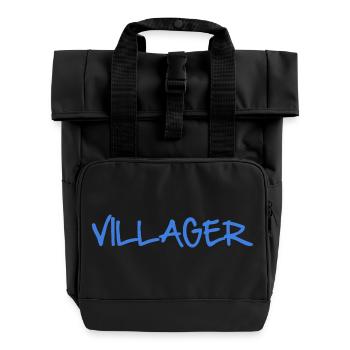 VILLAGEOIS - Sac à dos Roll Top à deux anses - noir - Devant