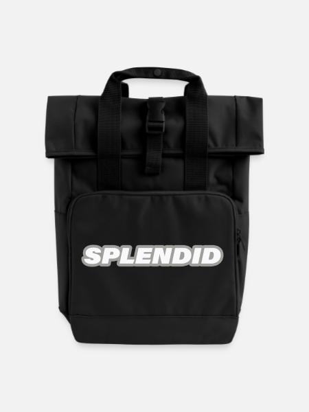 SPLENDID - Rolltop Rucksack mit zwei Griffen - Schwarz