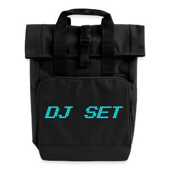 DJ set - Sac à dos Roll Top à deux anses - noir - Devant