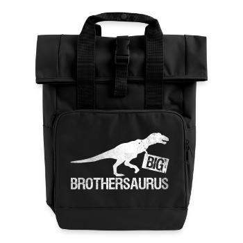 Big Brothersaurus - cadeau de chemise de grand frère - Sac à dos Roll Top à deux anses - noir - Devant