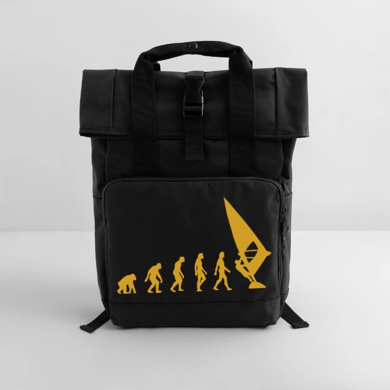 Die Evolution von Windsurfing Rolltop Rucksack mit zwei Griffen