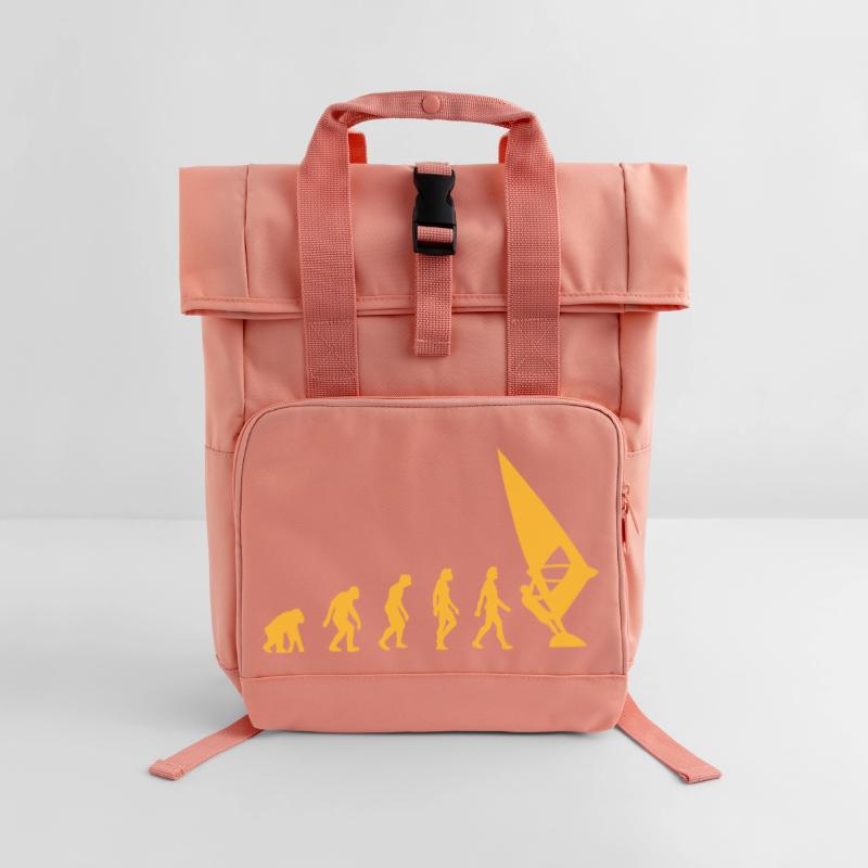 Die Evolution von Windsurfing Rolltop Rucksack mit zwei Griffen