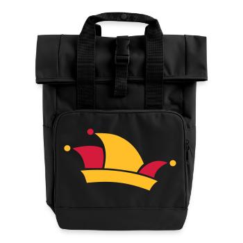 Bonnet de fou - Sac à dos Roll Top à deux anses - noir - Devant