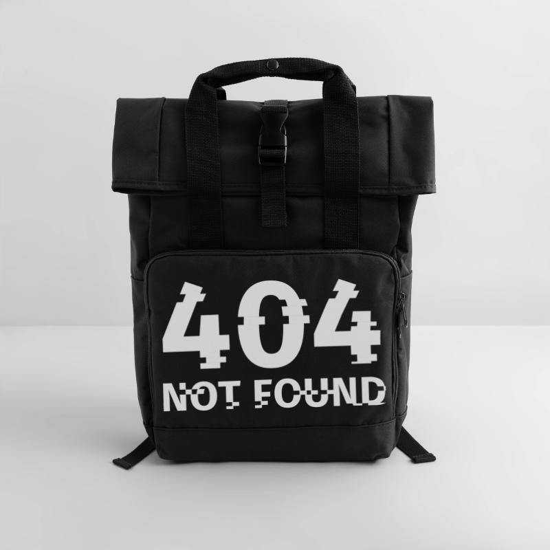 Computer, Internet, Computer Rolltop Rucksack mit zwei Griffen