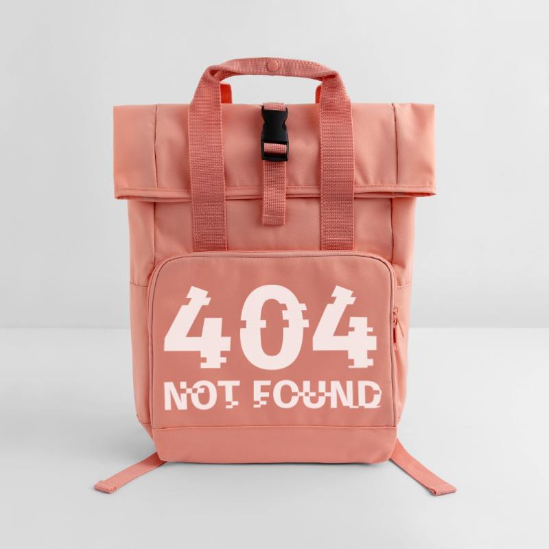 Computer, Internet, Computer Rolltop Rucksack mit zwei Griffen