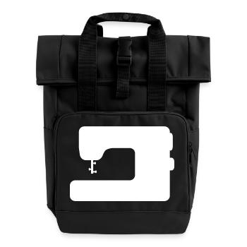 machine à coudre - Sac à dos Roll Top à deux anses - noir - Devant