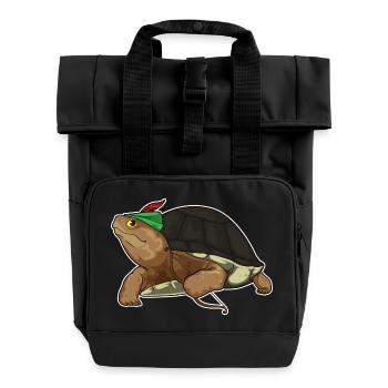 Arc de tortue Archer - Sac à dos Roll Top à deux anses - noir - Devant