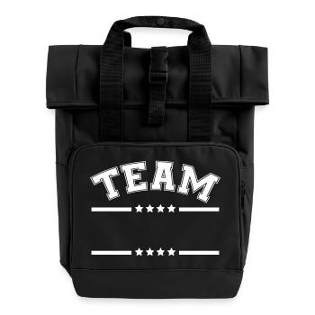 Équipe Stroke Stern - Sac à dos Roll Top à deux anses - noir - Devant