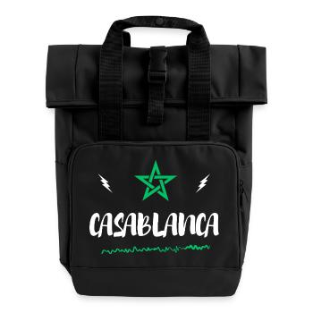 Casablanca Etoile Du Maroc - Sac à dos Roll Top à deux anses - noir - Devant