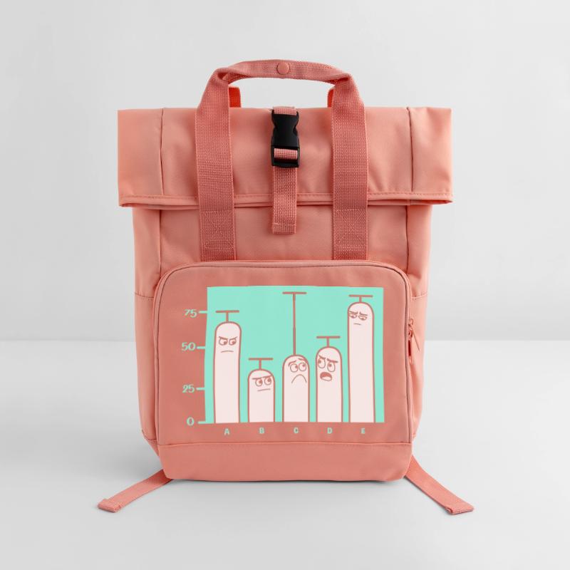 Programmer Coder GPT Roll Top Backpack with Two Handles