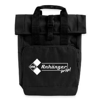 Remorques IFA pour la vie - Sac à dos Roll Top à deux anses - noir - Devant