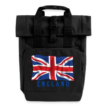 Angleterre - Sac à dos Roll Top à deux anses - noir - Devant