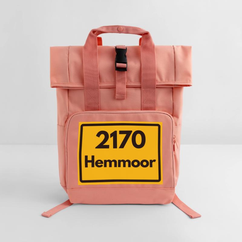 OLD POSTCODE POSTCODE RETRO 2170 HOCHMOOR – HEIDE Roll Top Backpack with Two Handles