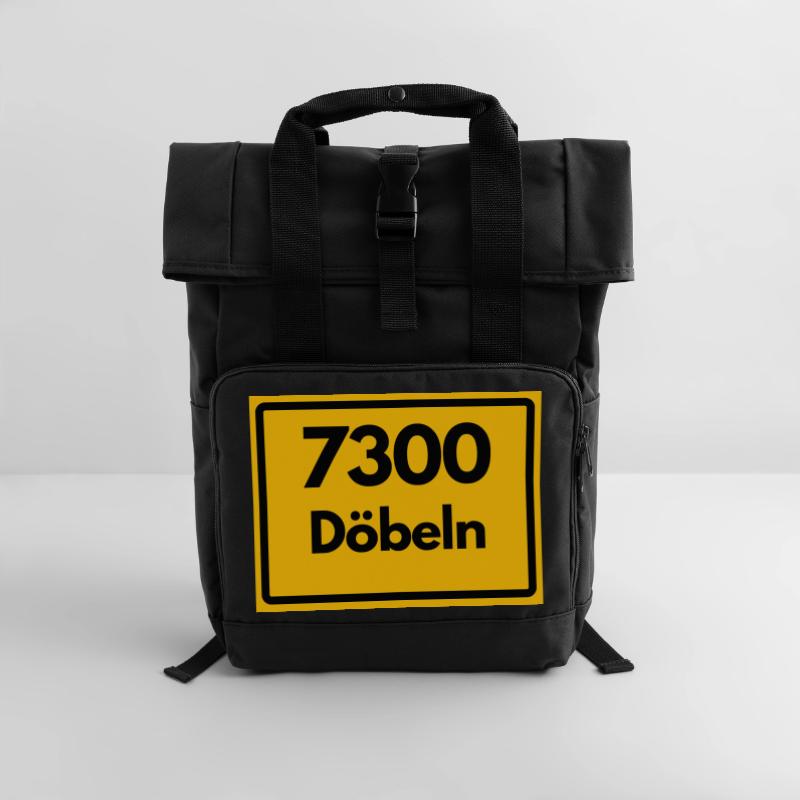 ANCIEN CODE POSTAL 7300 DÖBELN SAXE, DDR OSTALGIE Sac à dos Roll Top à deux anses