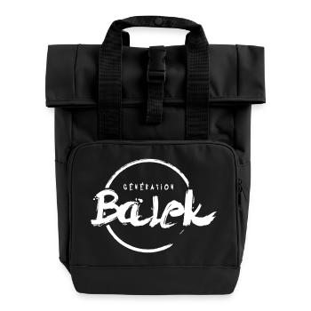 Génération Balek - Sac à dos Roll Top à deux anses - noir - Devant