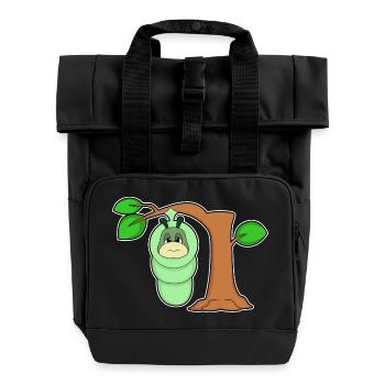 Sac de couchage Caterpillar - Sac à dos Roll Top à deux anses - noir - Devant