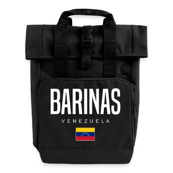 Barinas Venezuela - Roll Top Backpack with Two Handles - black - Front