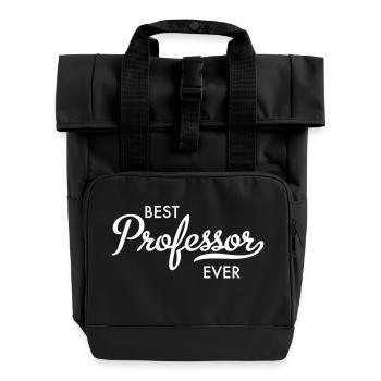 professeur - Sac à dos Roll Top à deux anses - noir - Devant