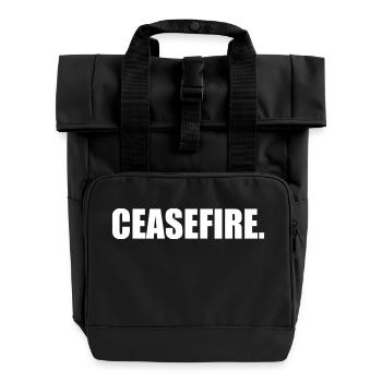 Ceasefire - Sac à dos Roll Top à deux anses - noir - Devant