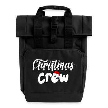 Christmas Crew family 2024 - Sac à dos Roll Top à deux anses - noir - Devant