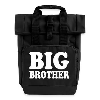 Big brother - Sac à dos Roll Top à deux anses - noir - Devant