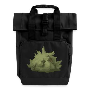 strauecher buesche shrubbery garten garden plants2 - Rolltop Rucksack mit zwei Griffen - Schwarz - Vorne