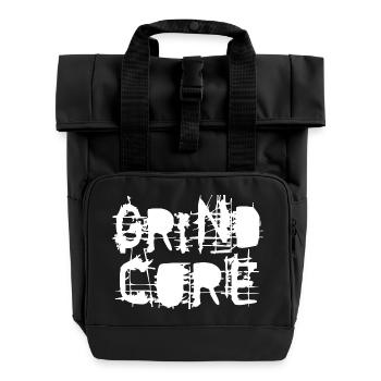 Grind Core - Roll Top Backpack with Two Handles - black - Front