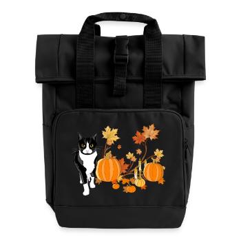 Kathy spooky halloween - Sac à dos Roll Top à deux anses - noir - Devant