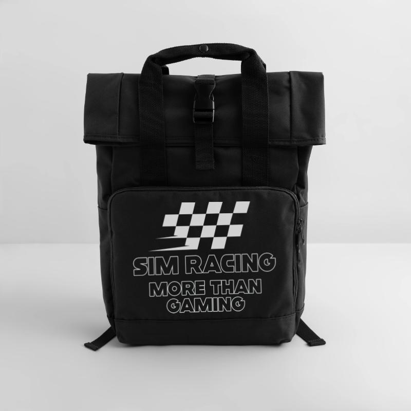 Drapeau de simulation de course : plus que le jeu vidéo Sac à dos Roll Top à deux anses