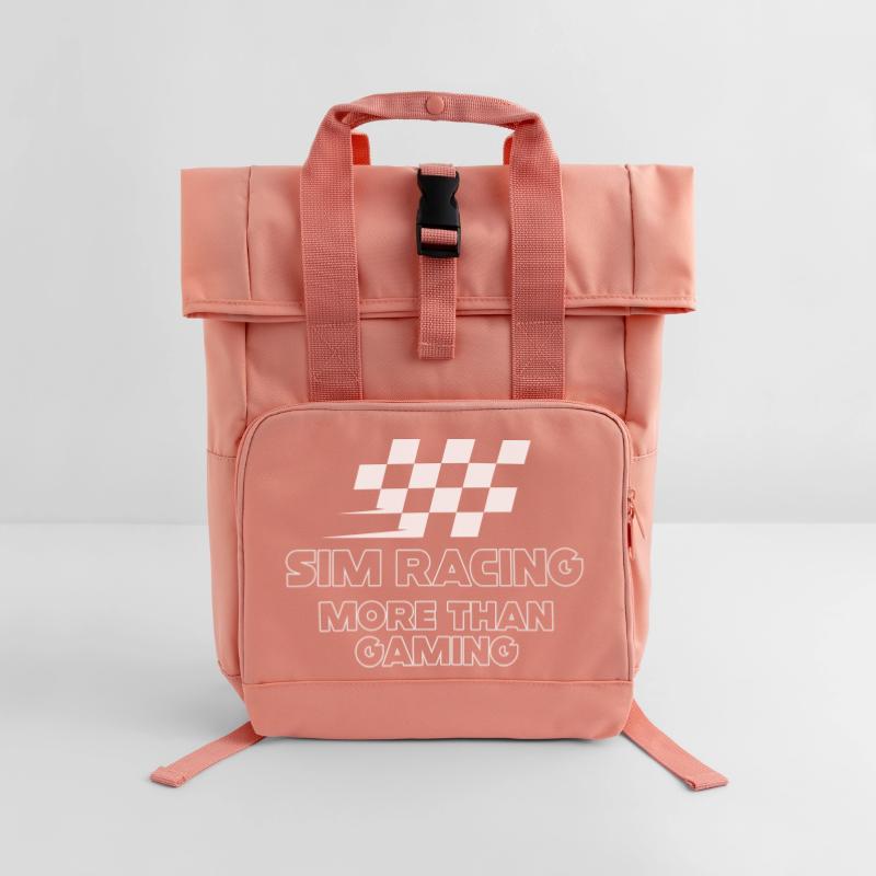 Drapeau de simulation de course : plus que le jeu vidéo Sac à dos Roll Top à deux anses