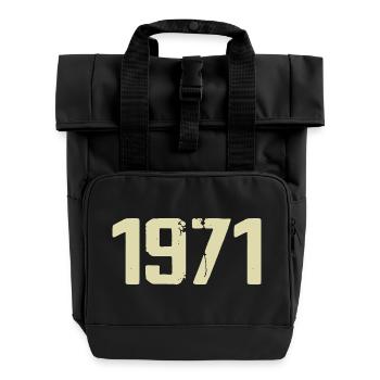 Jubilee 1971 - Roll Top Backpack with Two Handles - black - Front